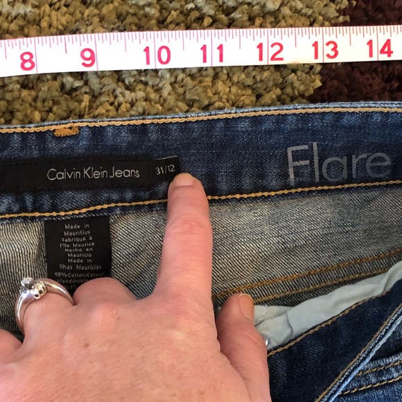 Calvin Klein Flare Jeans - Picture 3 of 8
